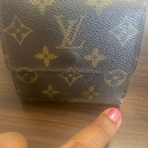Louis Vuitton Brown and Gold Monogram Wallet Luxury